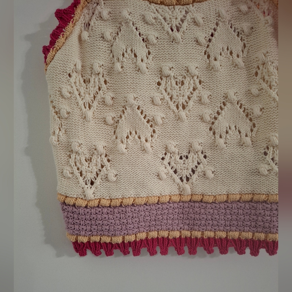 Zara Strappy Crochet Top - Picture 4 of 8